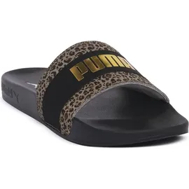 Puma Leadcat 2.0 Animal Pantolette Schwarz - Blau - 40,5