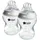 TOMMEE TIPPEE Tommee Tippee-Babyflaschen, Natural Start Anti-Kolik-Flasche, 2x 260ml, brustähnlicher Sauger, Anti-Kolikventil, selbst steril., Zubehör