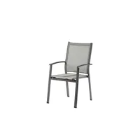 Sieger Stapelsessel 62 x 0 x 97 cm grau