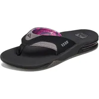 Reef Damen Fanning Flipflop, schwarz grau