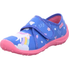 Fischer Markenschuh Einhorn Hausschuh Blau 27
