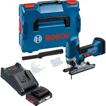 Bosch Professional Stichsäge, 18 V 125 mm Brushless + 1x Akku 2,0 Ah + Ladegerät