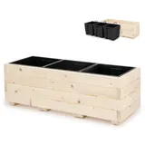OEM Blumenkasten 91 x 33 x 32 cm Naturholz
