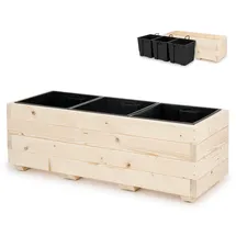 OEM Blumenkasten 91 x 33 x 32 cm Naturholz