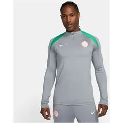 NIKE Nigeria Strike Dri-FIT Fußball Trainingsshirt Herren 066 - cool grey/lucky green/white L