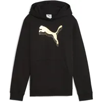 Puma Hoodie Black-metallic Gold 128