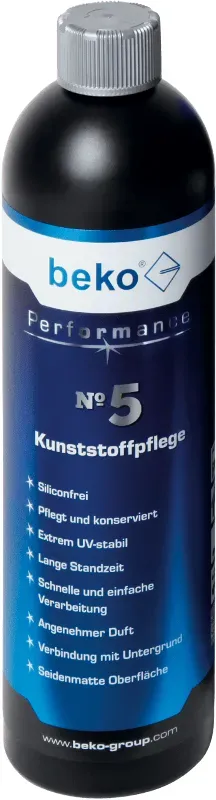 Pflegemittel - beko Performance No5 - Kunststoffpflege - 5ltr