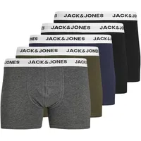 JACK & JONES JACBASIC Boxershorts Grün L 5er Pack