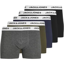 JACK & JONES JACBASIC Boxershorts Grün L 5er Pack