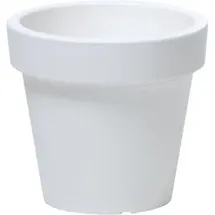 Prosperplast Lofly, Plastiktopf in weiß, 58,2 x 58,2 x 52,3 cm,