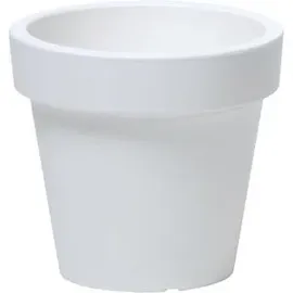 Prosperplast Lofly, Plastiktopf in weiß, 58,2 x 58,2 x 52,3 cm,