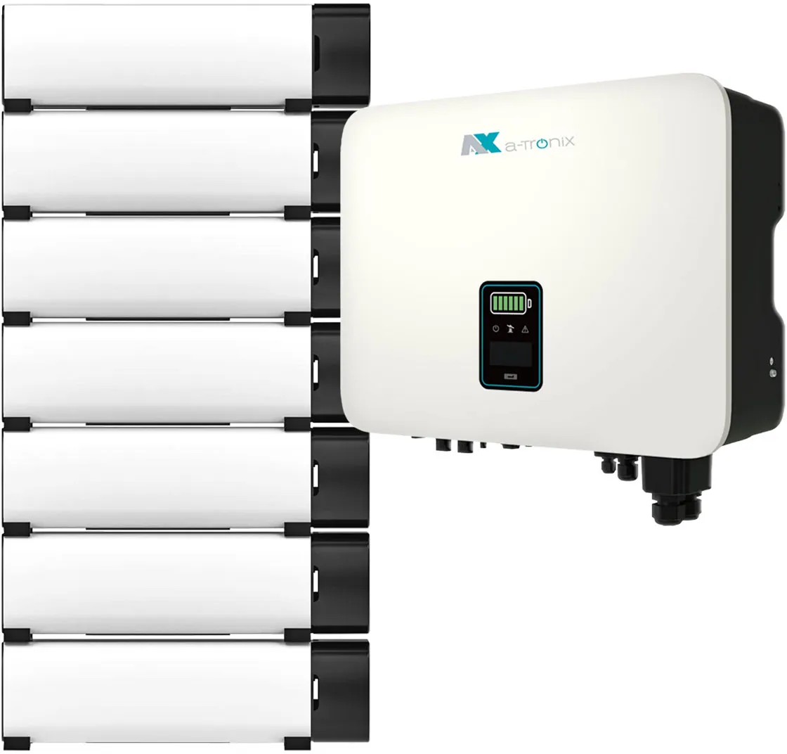 a-TroniX Hybridpower 0% MwSt §12 III UstG 8kW Hybrid Wechselrichter mit 13,8kWh ...