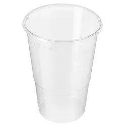 MONOUSO - Wiederverwendbare Plastikbecher PP Transparent 330ml Ø7,9cm (1.250 Stück)