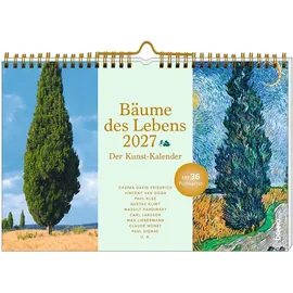 St. Benno Bäume des Lebens 2027 Der Kunst-Kalender mit 36 Postkarten