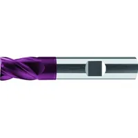 FORMAT Schaftfräser HPC kurz VHM Typ INOX TiAlN 35/38°