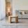 Tikamoon Couchtisch Virgile Beige Teak 66 x 44 x 60 cm