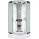 AcquaVapore Dampfdusche Duschkabine Sauna Dusche D58-60m2 100x100 cm ohne 2k Scheiben Versiegelung