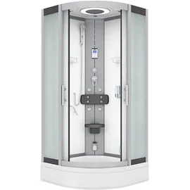 AcquaVapore Dampfdusche Duschkabine Sauna Dusche D58-60m2 100x100 cm ohne 2k Scheiben Versiegelung