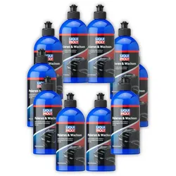 10x 500ml LIQUI MOLY 21761 Lackpolitur Polieren & Wachsen für mittlere Kratzer
