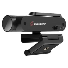AVerMedia Live Streamer CAM 513 - 4K 30fps UHD Weitwinkel Webcam, für Gaming, Fixfokus, für Innenbeleuchtung, perfekt für OBS, Zoom, PC/Mac, Schwarz