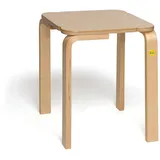 Erzi Hocker Holz 30 x 38 x 30 cm Beige/Braun