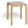 Erzi Hocker Holz 30 x 38 x 30 cm Beige/Braun