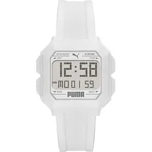 Puma Remix Herren Sportuhr P5054 Quarz weiß
