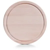 Zeller 22700 Vesperteller, Buche, ca. 25 x 25 x 1,5 cm, beige
