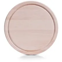 Zeller 22700 Vesperteller, Buche, ca. 25 x 25 x 1,5 cm, beige
