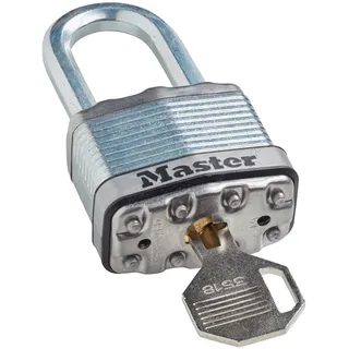 Master Lock Vorhängeschloss Excell M1EURDLF Laminiert Stahl Matt
