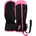 Mitten Fäustlinge Rosa/Schwarz I