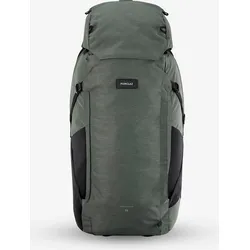 Reiserucksack Herren Kofferöffnung Backpacking - Travel 900 - 70 + 6 Liter aschkhakigrün No Size