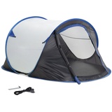 Pop Up Wurfzelt 2 Personen Zelt 220x120x95cm Campingzelt Trekkingzelt Strandzelt