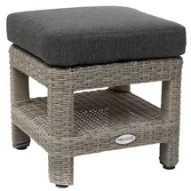 Hespéride - Quadratischer Gartenhocker Polynésia Havane - Havanna