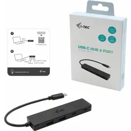 iTEC i-tec USB-C Metal HUB - 2x USB-C mit 19cm USB-C Kabel