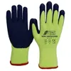 NITRAS Winter Blocker" Winter-Strick-Handschuhe, Nahtlose Terry-Schlingenhandschuhe, neongelb, 1 Paar, Größe 8