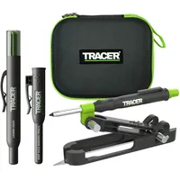 TRACER ProScribe Tool mit Tieflochmarker Bleistift, 6 x Ersatzminenhalter