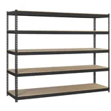 Proregal Schwerlastregal Wood Beast Five HxBxT 250 x 120 x 60 cm 5 Ebenen Fachlast 600 kg Anthrazit