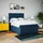 vidaXL Boxspringbett 140 x 200 cm Blau