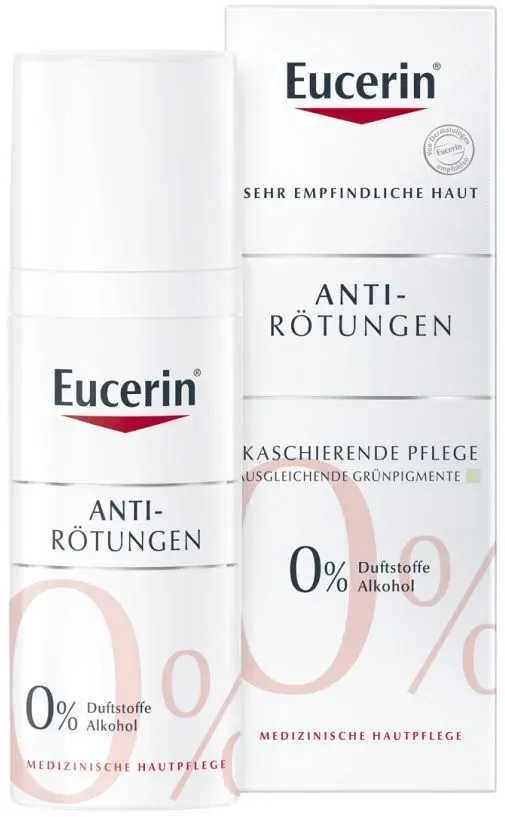 Eucerin® AntiRötungen Kaschierende Tagespflege mit LSF 25 – Pflege für sehr empfindliche Haut und bei Rötungen & kaschiert Hautrötungen