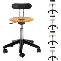 Genito UFO Erzieherstuhl, Drehstuhl mit Gaslift, fahrbar, Sitzteller Polycarbonat (PC)