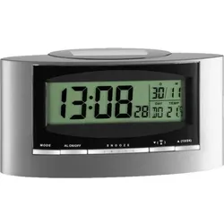 TFA® digitaler Funkwecker 98.1071 silber