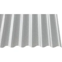 Gutta Sinus 76/18 Acryl 200 x 104,5 cm 3 mm klar