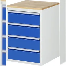 Rau Schubladenschrank Buche-Top und 4 x Schubl.-L 4x180mm
