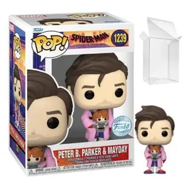 Funko Spider-Man: Über den Spider-Vers Pop! Vinylfigur Peter B. Parker & Mayday 9 cm