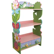 Teamson Kids Kinderbücherregal Magic Garden 3-stöckig Holz bunt