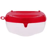 MagiDeal Schnorchelmaske Tauchmaske Taucherbrille Container Box Hartschalenetui Brillenetui, praktisch Outdoor Sport Aufbewahrungsbox, Rot