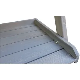 Promadino Blumentreppe Helma 58 x 46 cm Grau