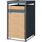 ML-Design Mülltonnenbox mit Pflanzdach 1 Tonne 240L 68x80x124 cm, Aufbewahrung & Schutzhüllen