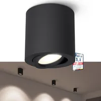 Linovum CORI Deckenspot Aufputz schwarz dimmbar mit LED GU10